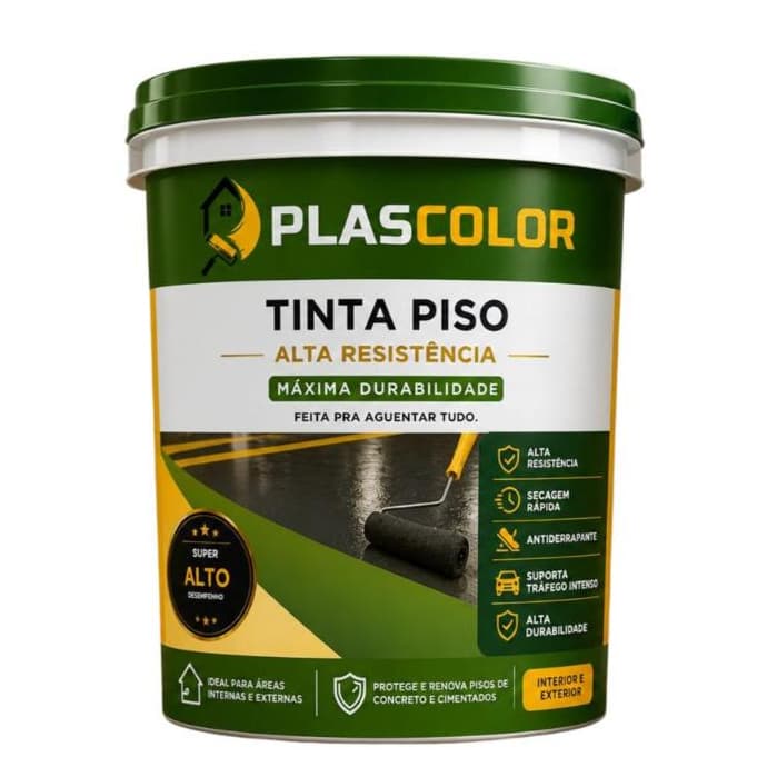 Tinta Para Pisos  Premium Alta Resistência 3,6lts - Plascolor