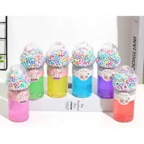 Slime Sorvete Amoeba Geleia Massinha Com Bolinhas de Isopor Colorido+ brinde de comidinhas