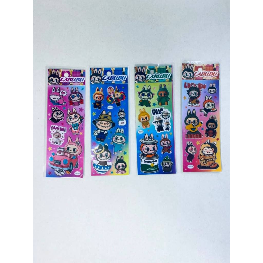 kit 36 cartelas/Sticker - La bu   bu