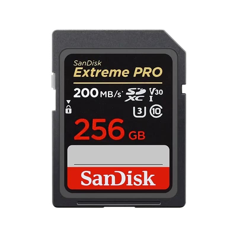 Cartão de Memória SD SanDisk Extreme Pro 32GB 64GB 128GB SDXC UHS-I 200MB/s C10 U3 V30 4K UHD