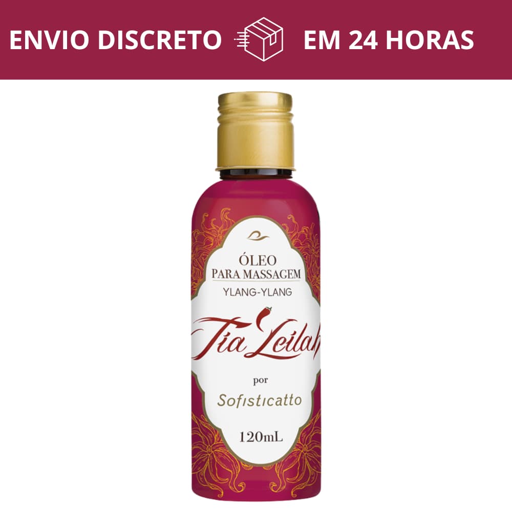 Óleo para Massagem 120Ml Ylang-Ylang Tia Leilah | Sofisticatto