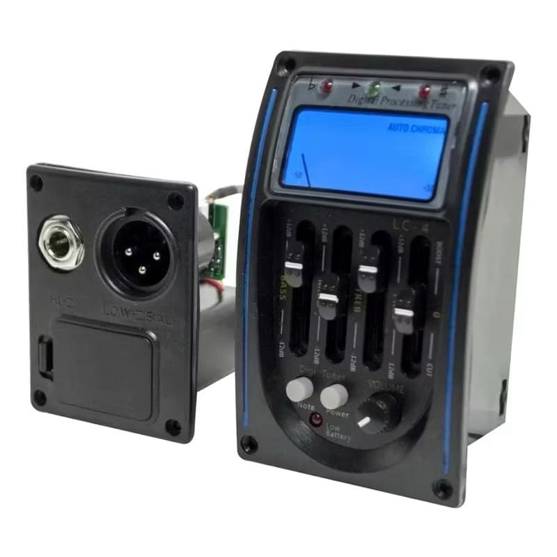 Captador Lc5 Pre Amp Equalizador P/ Violão Com Afinador Lc-5  Alta qualidade