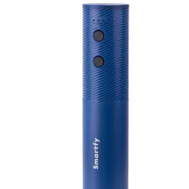 Abridor de Vinho Smartfy AV01BL   Elétrico   Recarregável   Azul