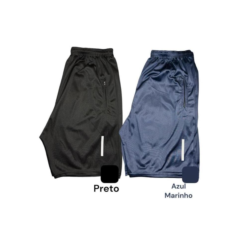 Kit 2 Bermudas Dry Fit Masculina Leve E Confortavel para Treino E Corrida