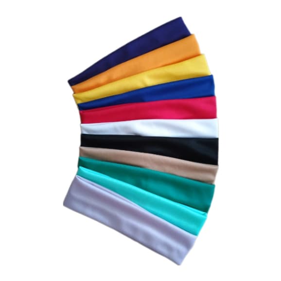 Faixa de Cabelo Tiara Infantil Adulto Academia Fardamento Escolar Fafaty