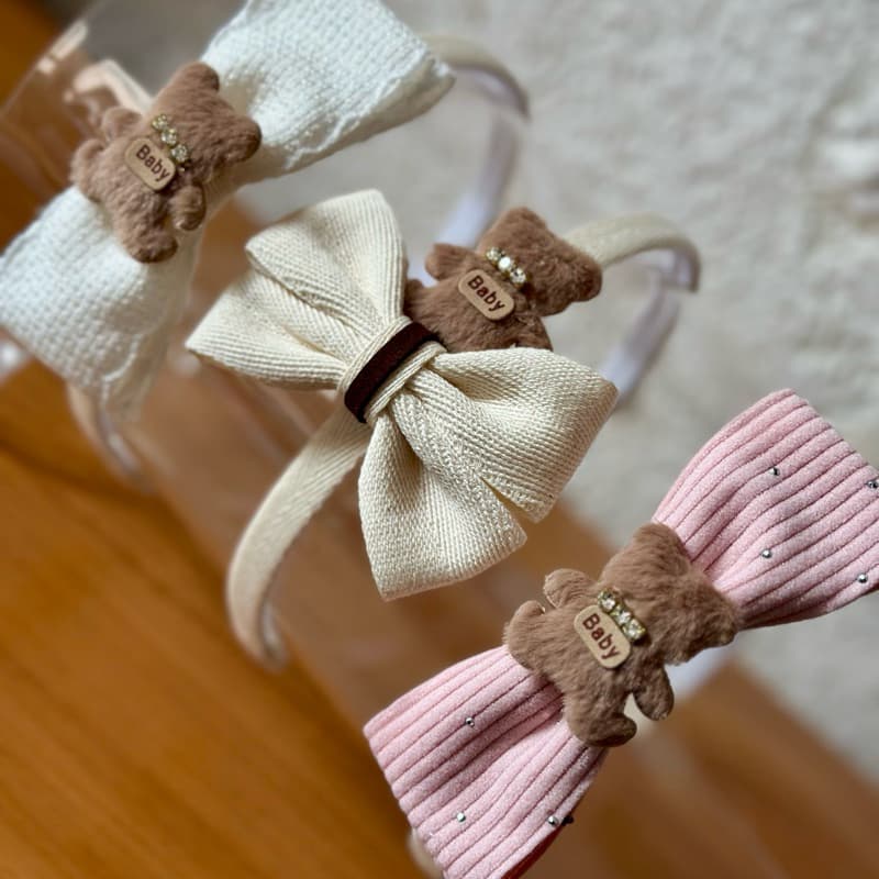 Tiara infantil Ursinho | Arco infantil| Tiara de urso