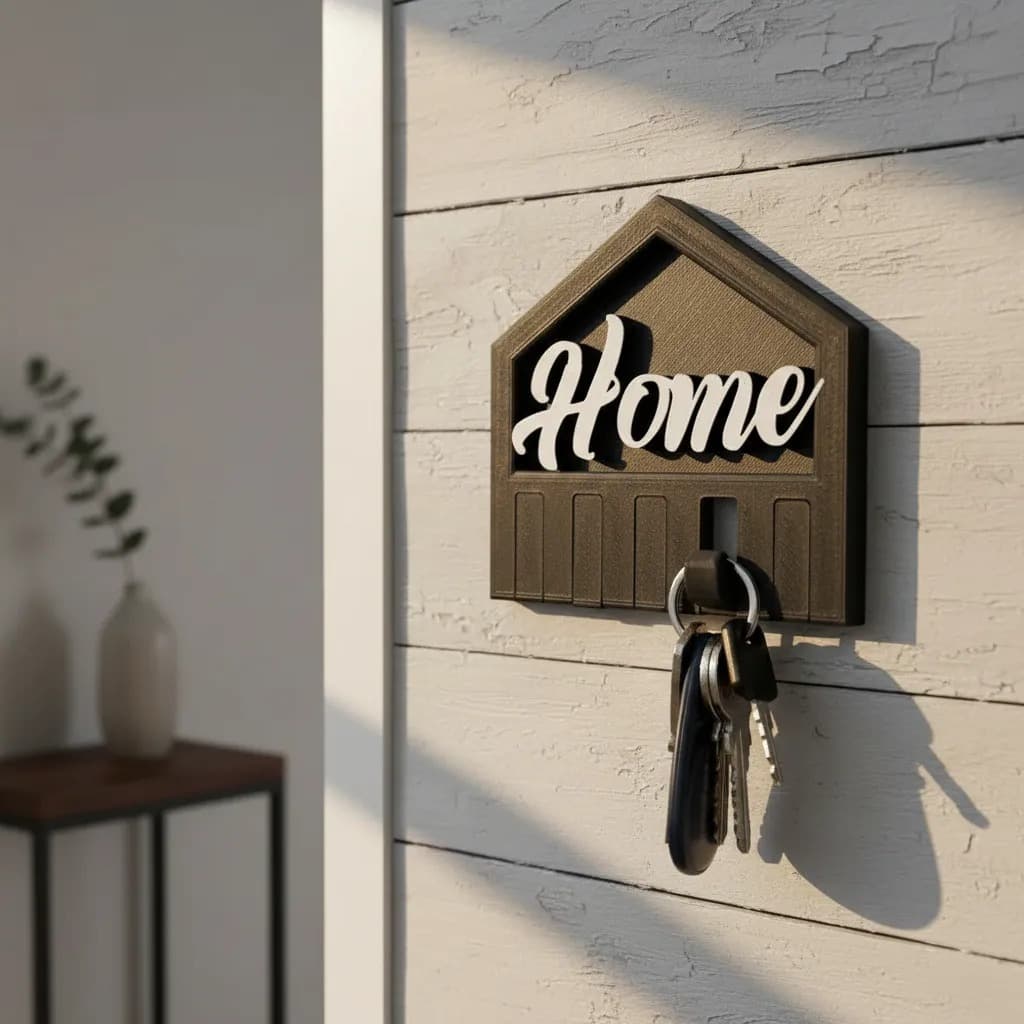 Porta Chave Home Articulado Organizador De Parede Decorativo