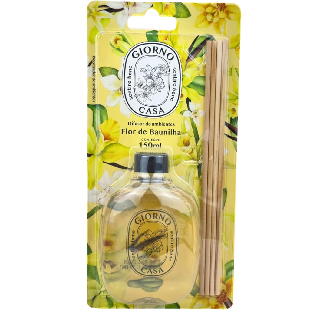 Difusor de Ambientes Flor de Baunilha Giorno Casa 150ml