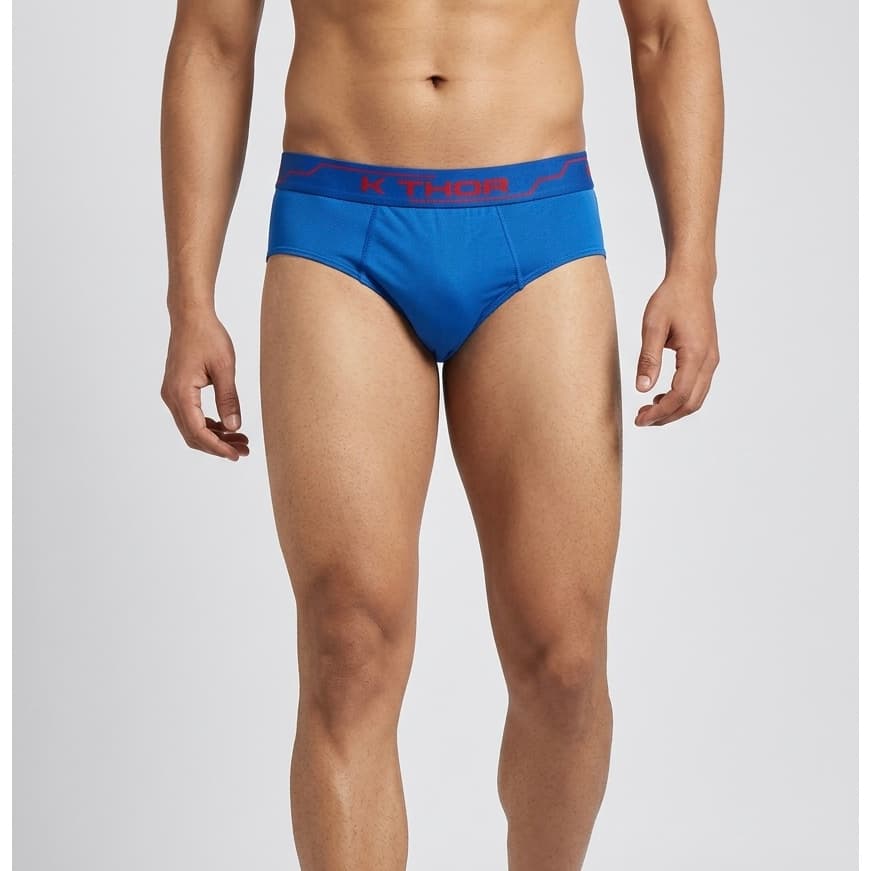 Kit 3 Cuecas Masculinas Slip K Thor Algodão Cotton Forro 100% Algodão Cueca Tradicional Cores Sortidas Premium