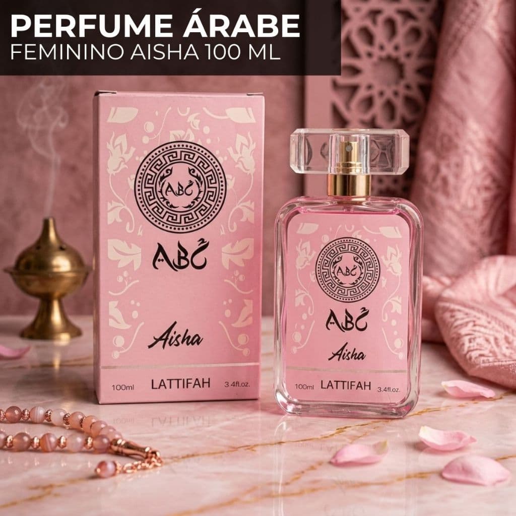 Perfume Árabe Feminino Lattifah ABC 100 Ml Importado Aisha