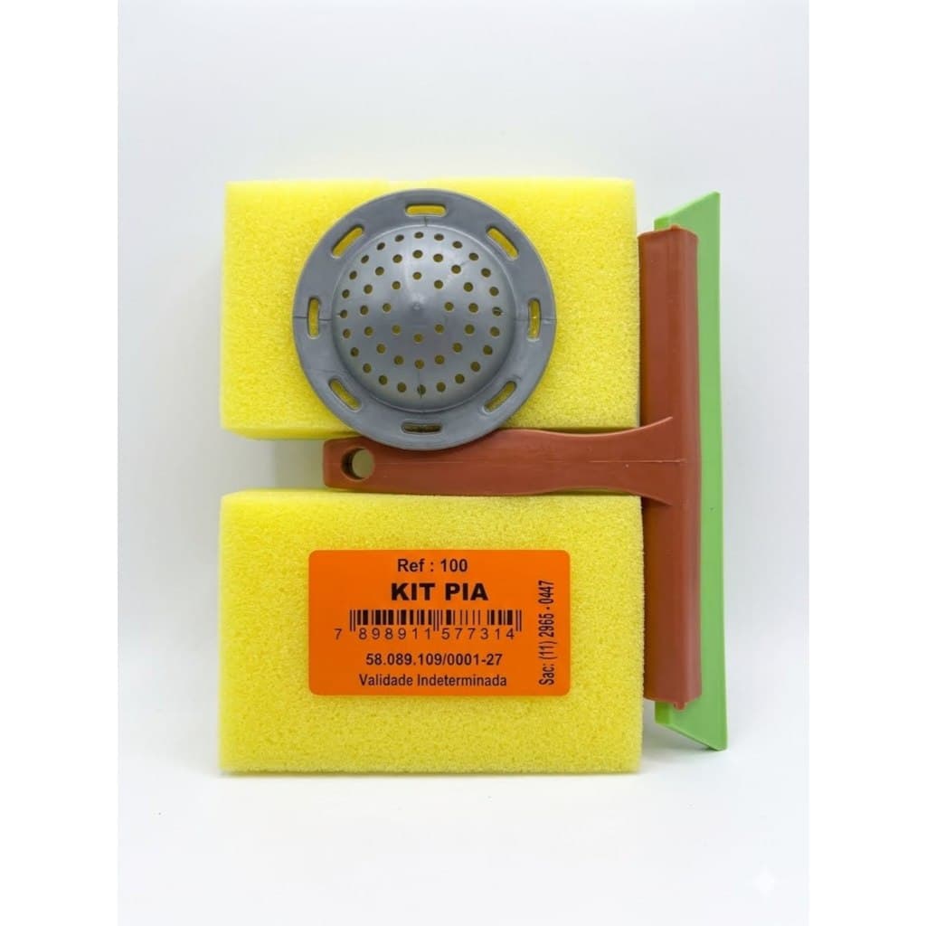 Kit pia 2 esponjas rodo ralo de pia
