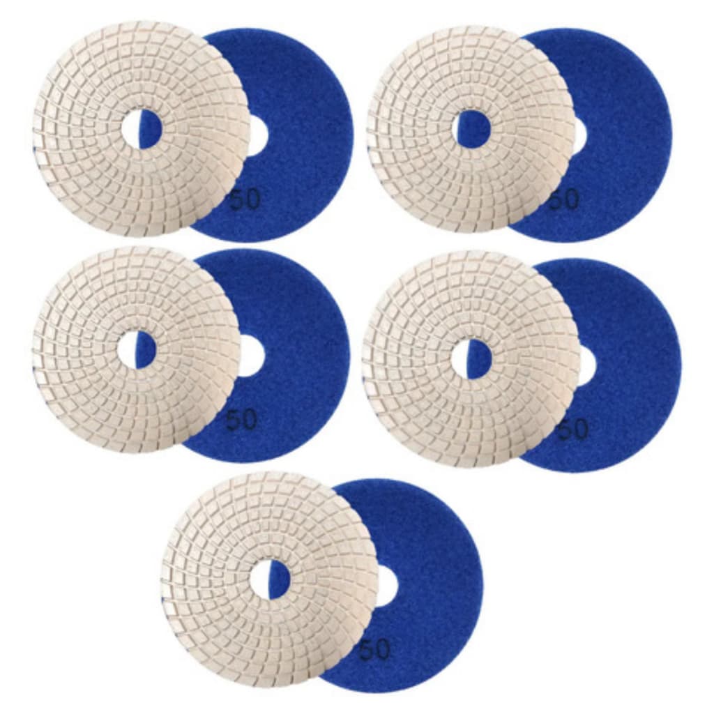 Kit 5 Discos Lixa Cerâmica Diamantada - Grão 50