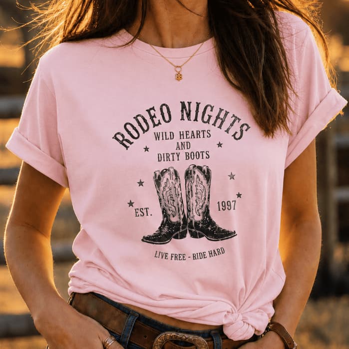 Camisa Camiseta Feminina Country Boiadeira Blusa Cowgirl Rodeio Tendencia