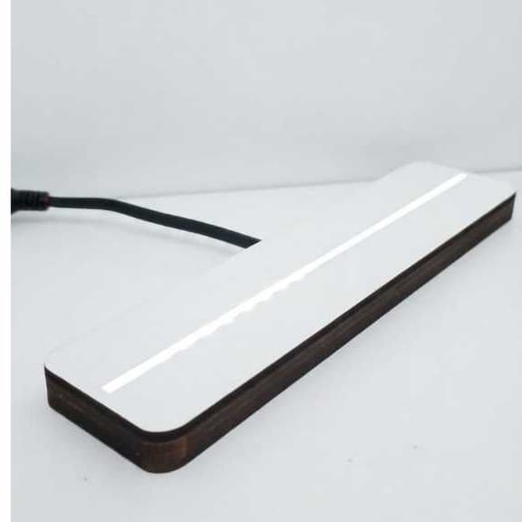 Base De MDF 20cm em LED Branco frio para  Luminária Com Fonte Bivolt