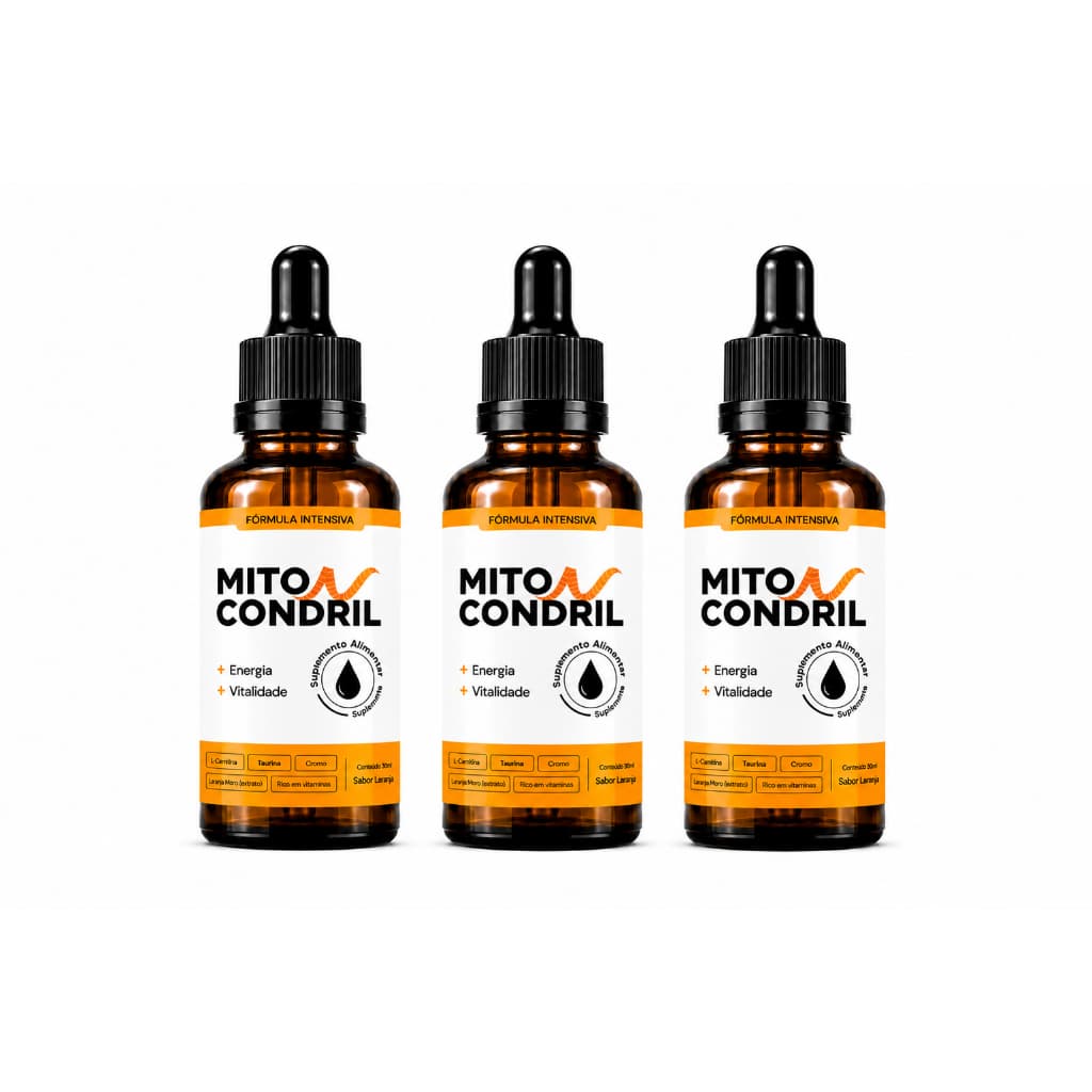 Mitocondril Kit 3 - Metabolismo - Suplemento Alimentar 30ml