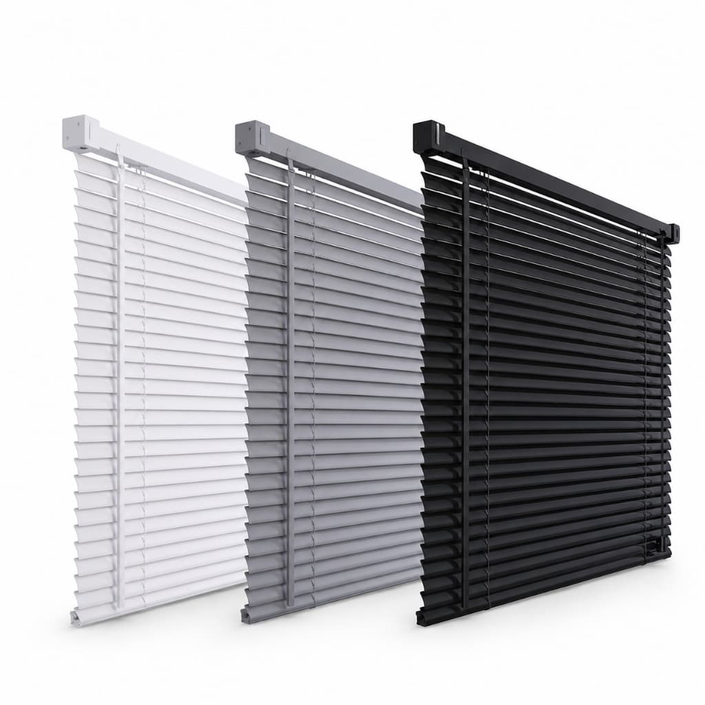 Persiana Horizontal Cortina 100cm ou 120cm largura x 130cm altura PVC Atlas Primafer