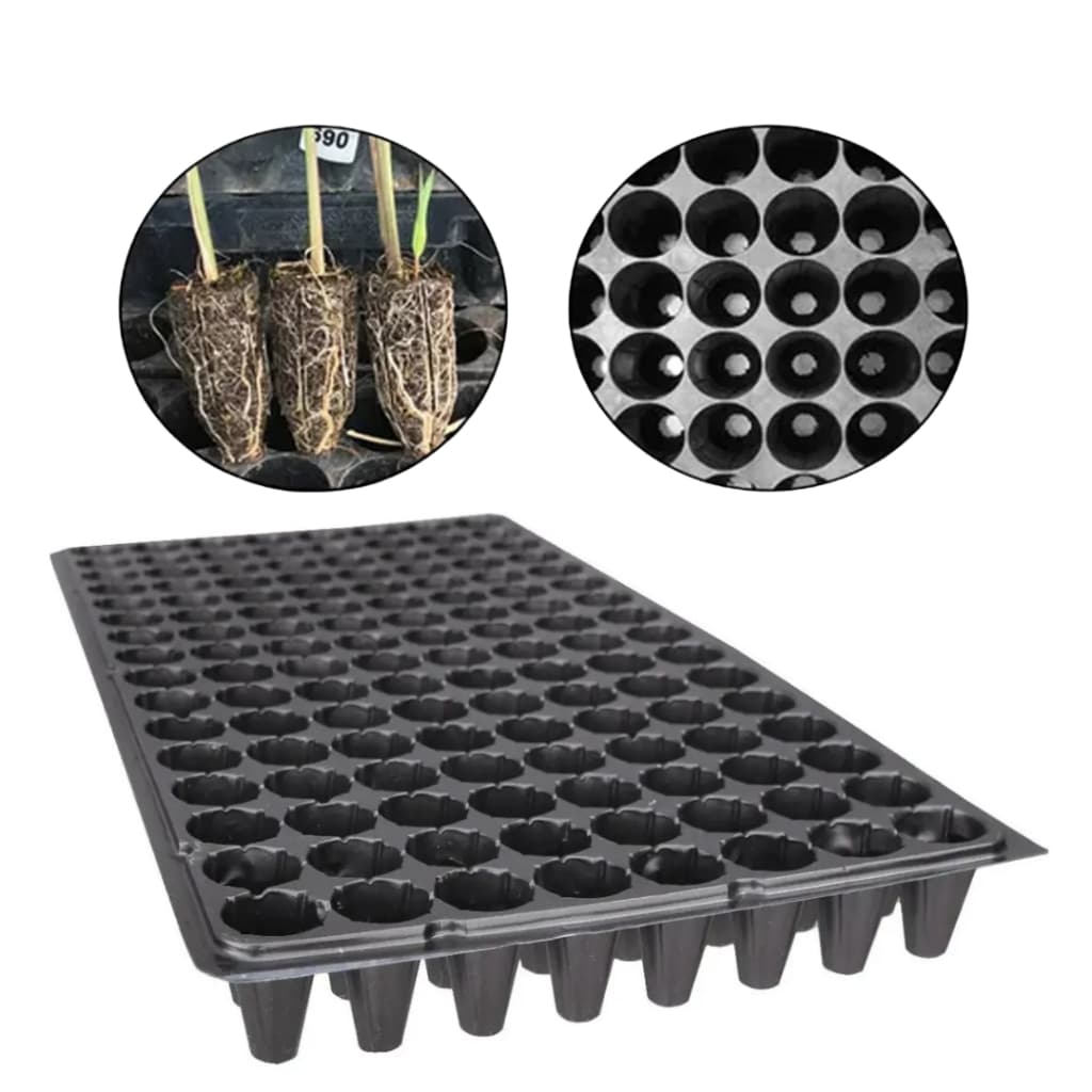Kit 15 Bandejas de Germinação 128 Células para Semeadura