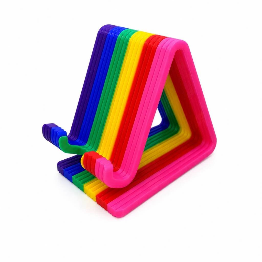Suporte Celular Mesa Colorido Smartphone Rainbow Stuff Arco-Íris
