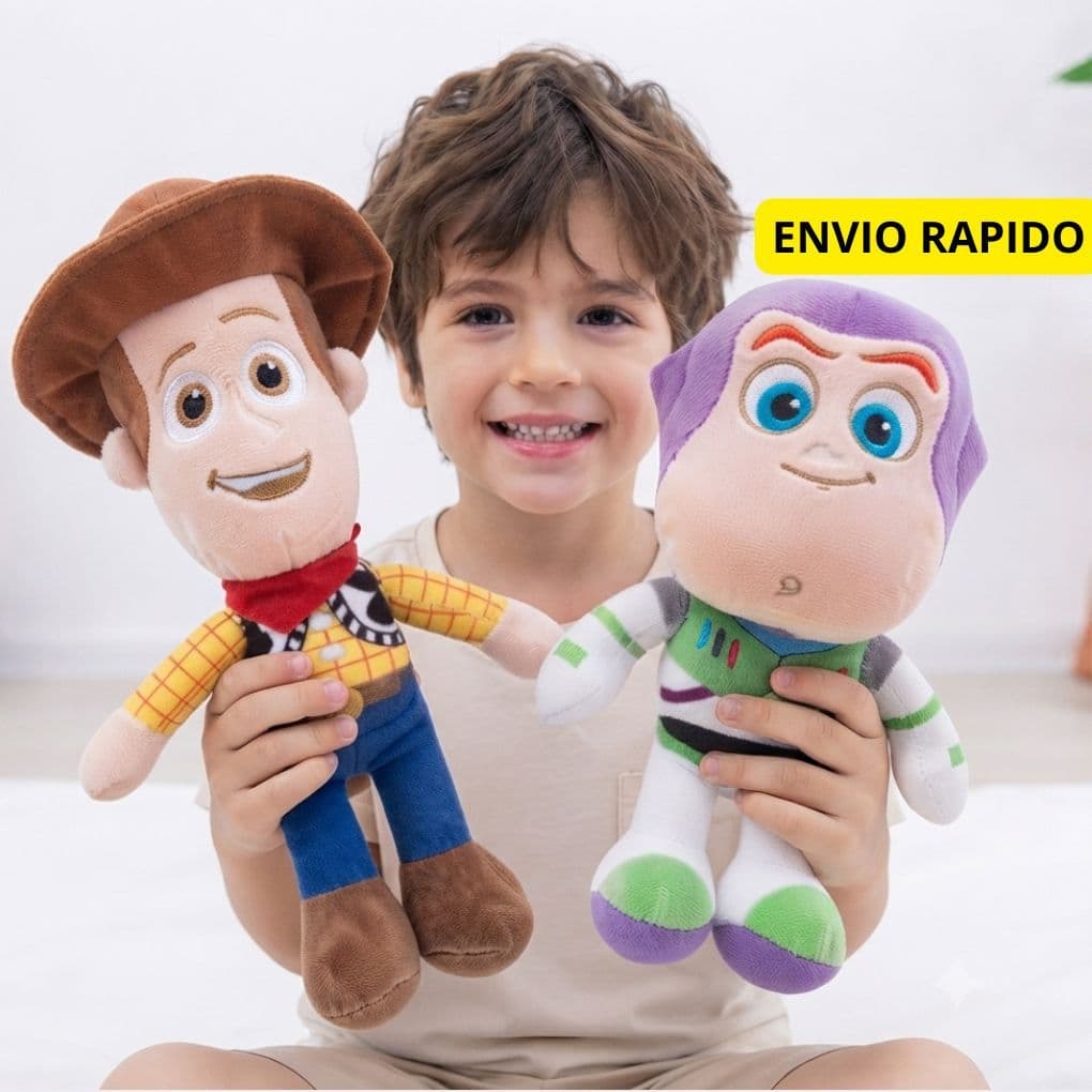 Pelúcia Toy Story 30cm Woody Buzz Lightyear Super macio e antialergico