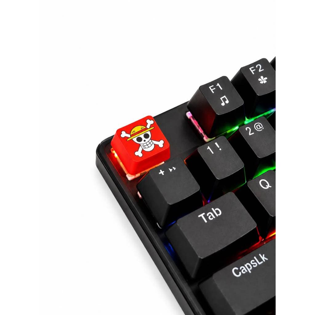 Keycap One Piece Caveira Pirata Cherry MX Teclado Mecânico Gamer Geek