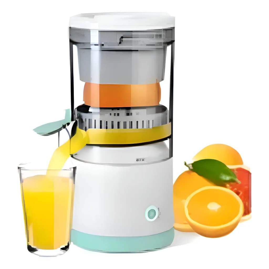 Espremedor Elétrico de Frutas Automático | Laranja, Limão e Outras Frutas | Suco Natural Rápido | Design Premium