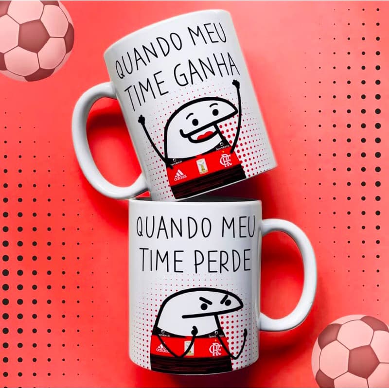 Caneca Xícara Personalizada Time De Futebol Presente Especial Premium