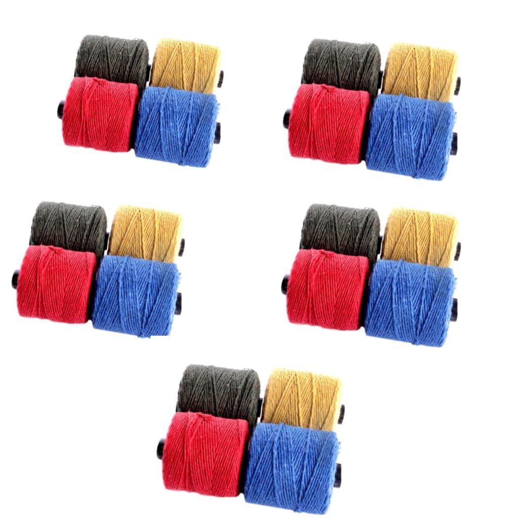 Kit Barbante Colorido Valtex 20 Rolos 82m Cada Artesanato Escolar