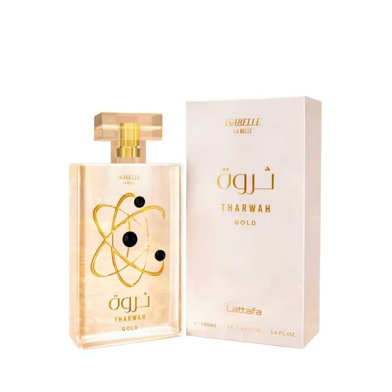 Perfume Tharwah Gold 100ml - isabelle la Belle - Oriental Floral com Notas de Lavanda e Baunilha