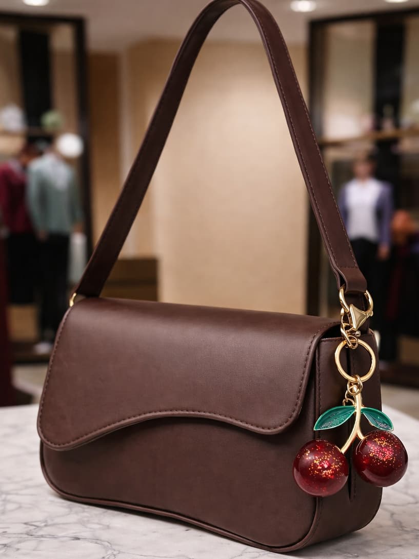 Bolsa Classy Casual + Chaveiro Cereja Lançamento SK 01
