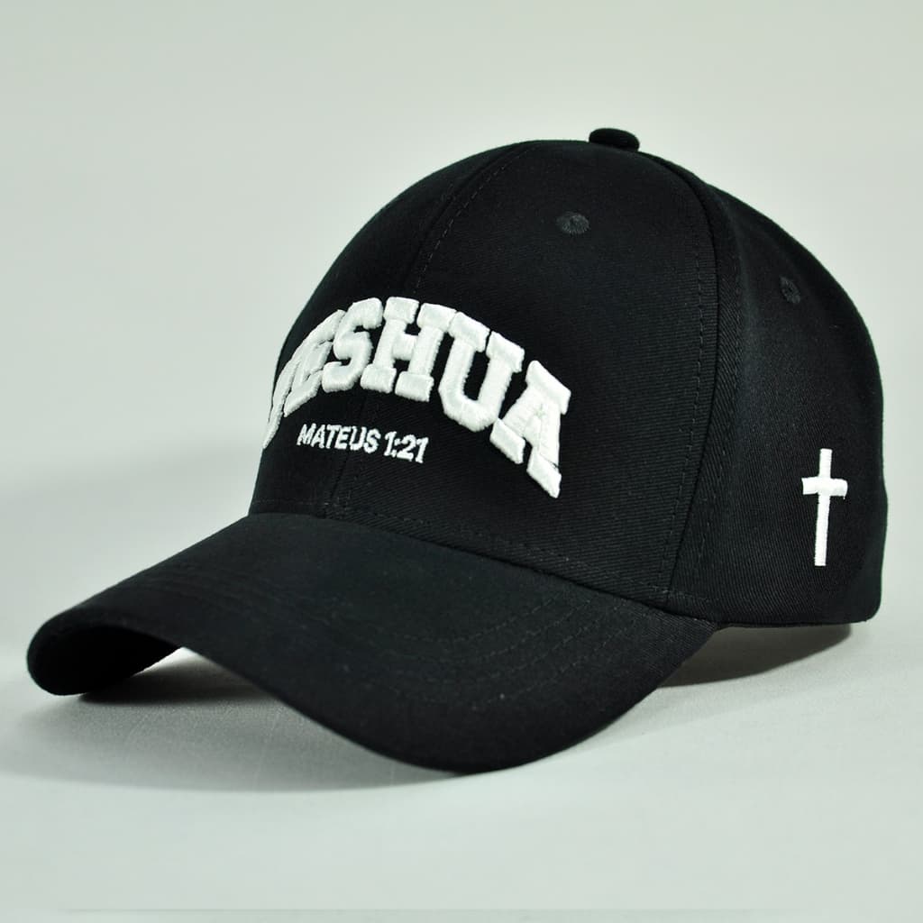 Boné Yeshua Moda Culto Dad Hat Aba Curva Ajustável Casual Religioso Gospel Premium Fé