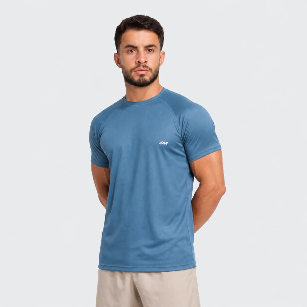 Camiseta Masculina Dry Fit Esportiva Academia Corrida Treino Respirável Leve Secagem Rápida