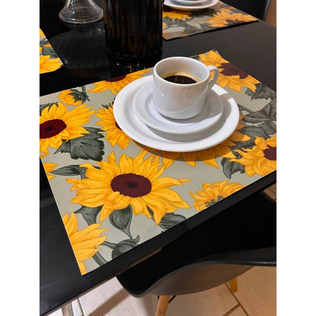 Jogo Americano Girassol  Supla de mesa posta sousplat cozinha