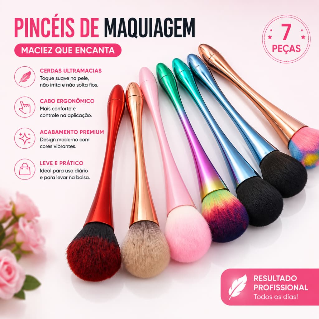2, 5 ou 10 escovas de cabo longo para remover pó de unhas - cerdas macias e multiuso, adequadas para profissionais e uso
