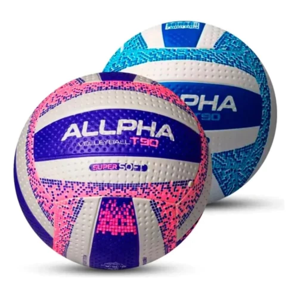 Bola Vôlei T90 Allpha Bolas Super Soft Semi- Oficial