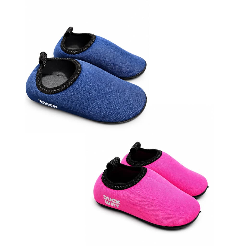 KIT 2 Tenis sapatilha infantil calce fácil tenis meia Duck bebê antiderrapante aquática piscina praia neoprene conforto