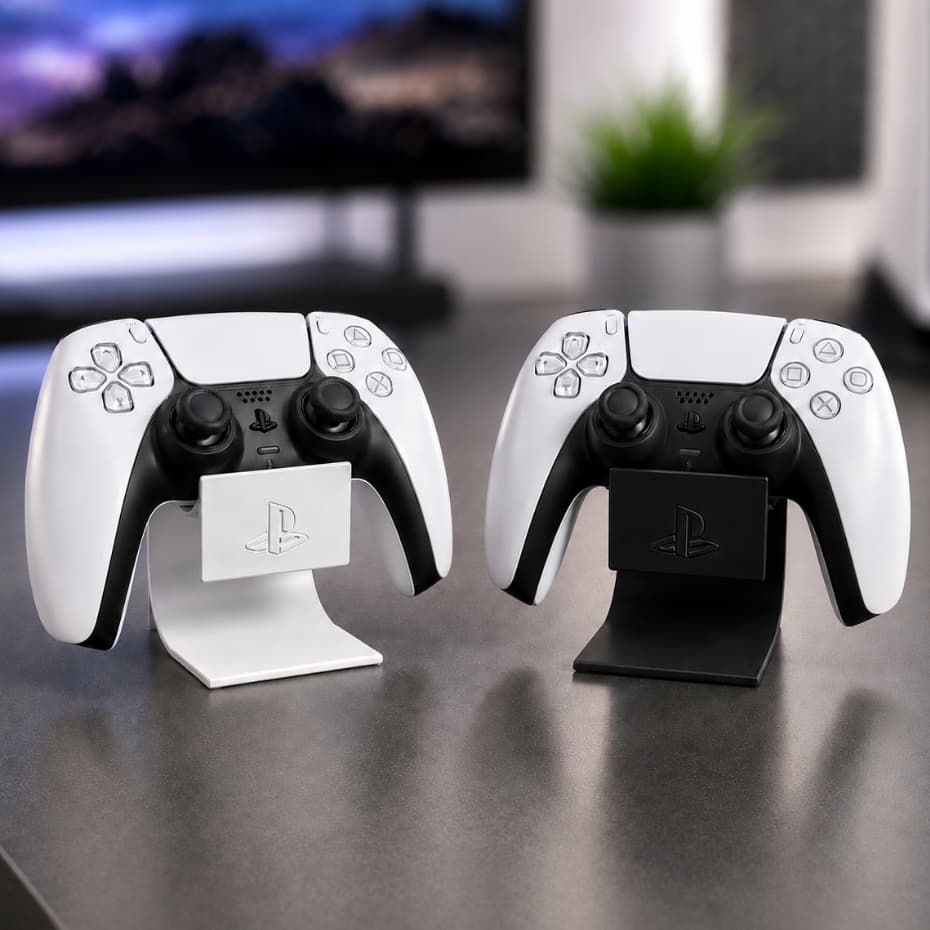 Suporte de Mesa para Controle PS5  DualSense PlayStation Base Organizadora para Setup Gamer
