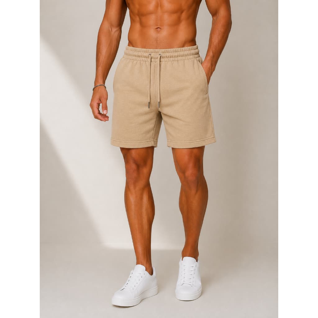 Bermuda Masculina Moletinho Com Bolso Cordão Ajustável Conforto Premium Academia