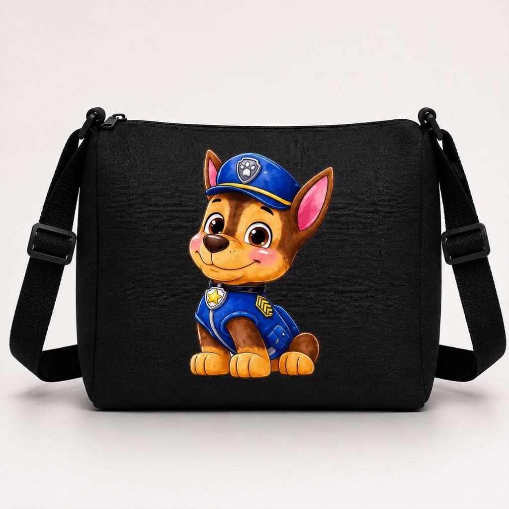 Mala de ombro infantil menino Chase patrulha canina