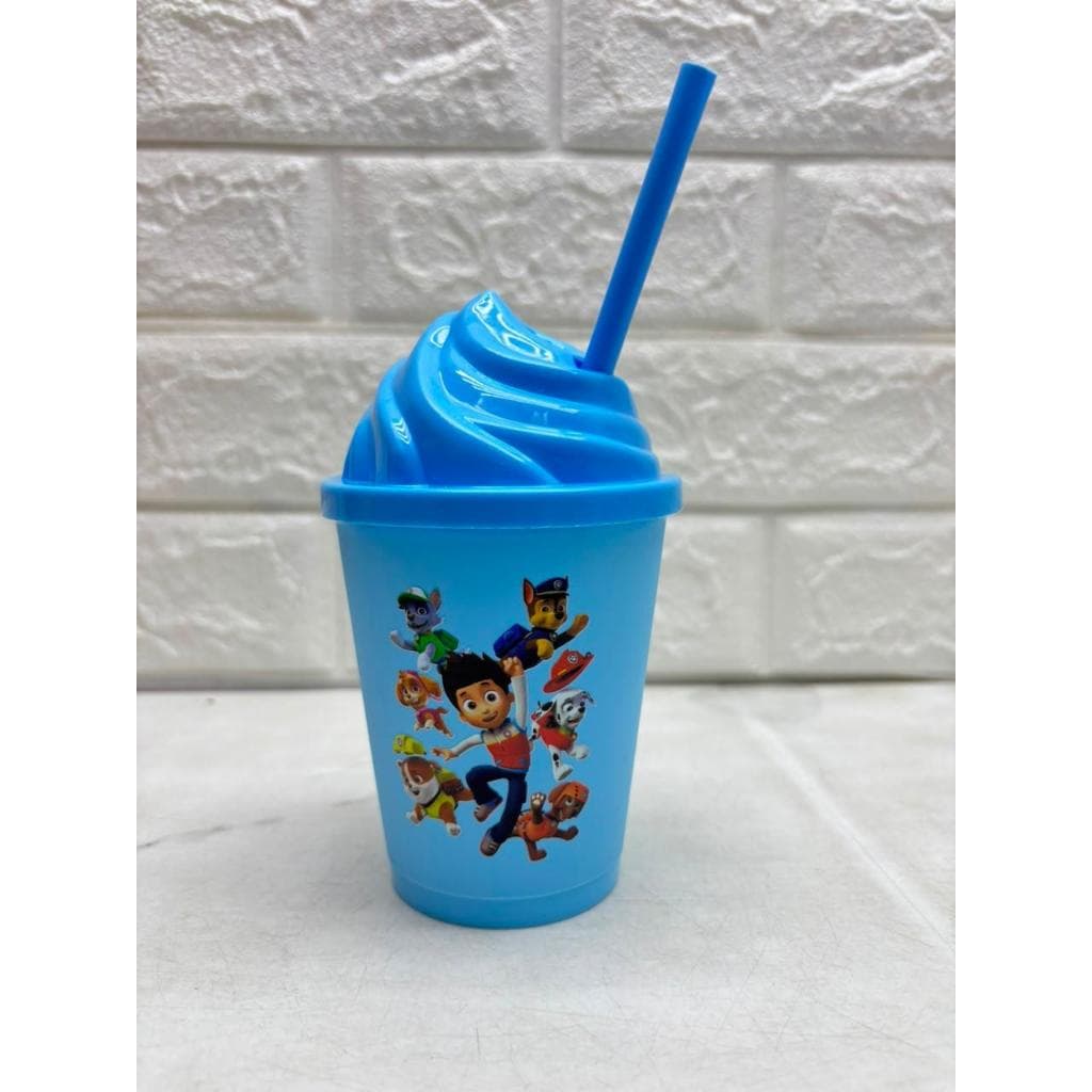 10 Copos 370ml Patrulha Canina Personalizado com Adesivo DTF uv