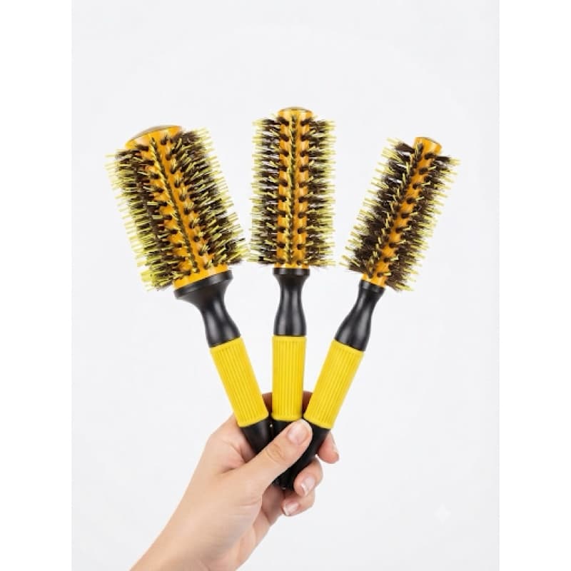 Kit 3 Escovas Profissionais Térmicas Cerdas Javali Pro-Thermal P M G