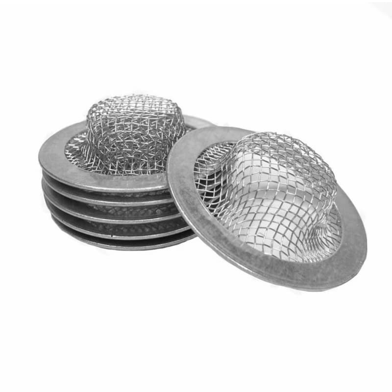 Ralinho de Pia 7cm Inox Coletor de Resíduos Anti Entupimento para Cozinha