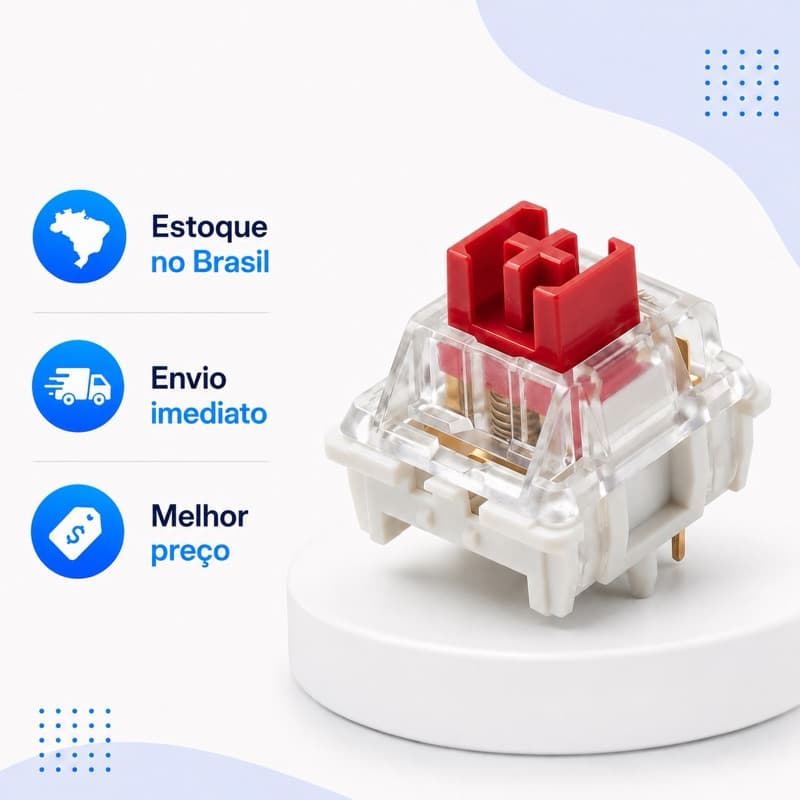 Botão Switch Outemu Red Para Teclado Mecânico - Várias Opções