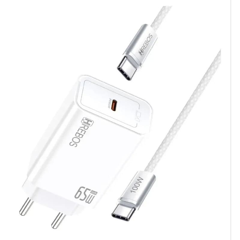 Carregador GaN Ultra Rápido TGG de 65W USB-C