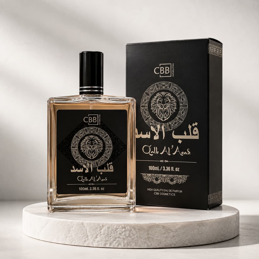 Perfume Árabe Qalb Al' Asad CBB 100ml Eau De Parfum Masculino Sofisticado Colônia Alta Fixação