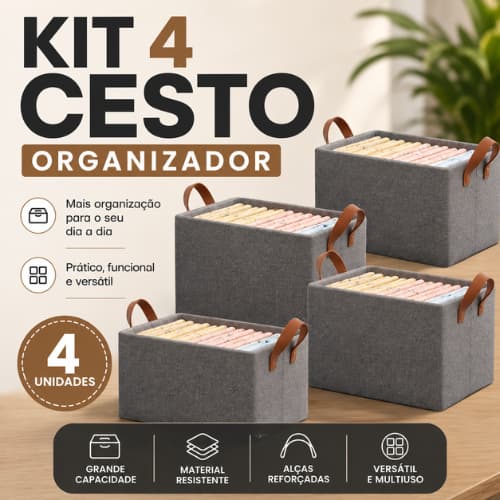 Caixa Organizadora Guarda Roupa Gaveta Resistente Dobrável