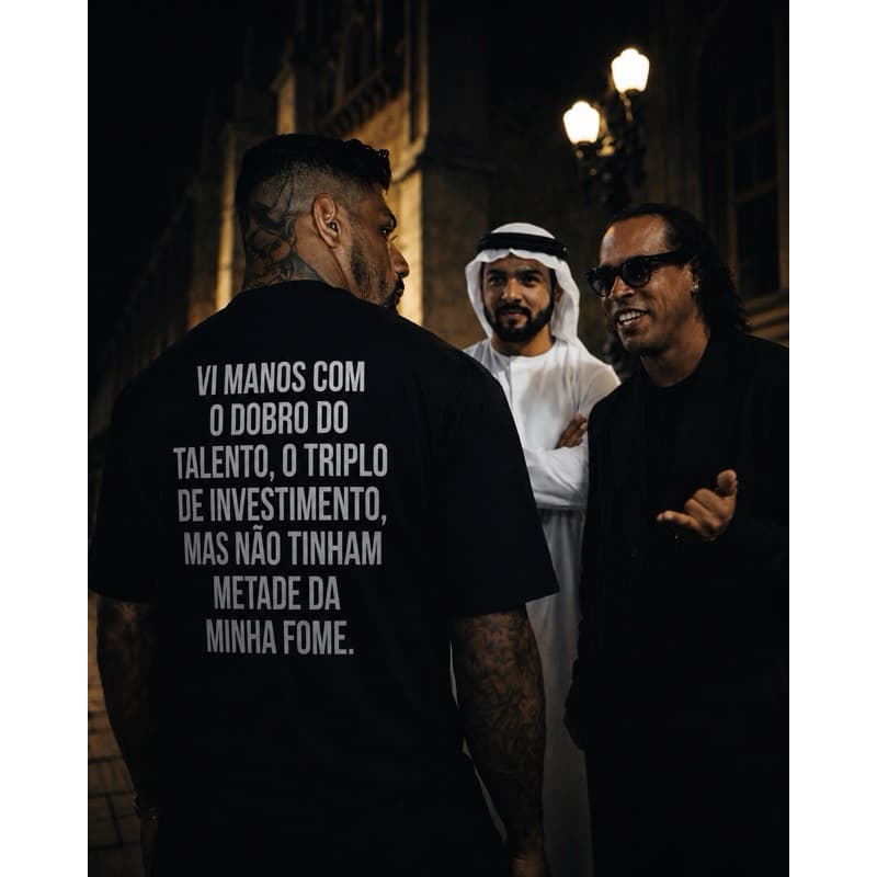 Camiseta Masculina Frase Motivacional “Vi Manos” | Estilo Urbano, Foco e Atitude Edição Limitada Exclusivo Foco Street