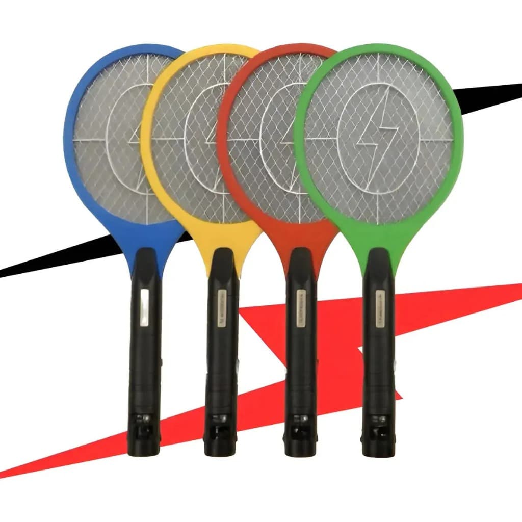 Raquete Elétrica Recarregável Mata Mosquito Bivolt Pernilongo