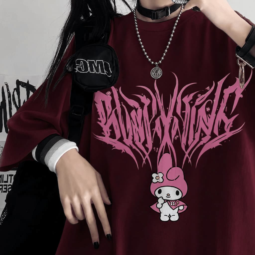 Camiseta My Melody Unissex Oversized Estilosa Qualidade Premium Envio Rápido - BT1126