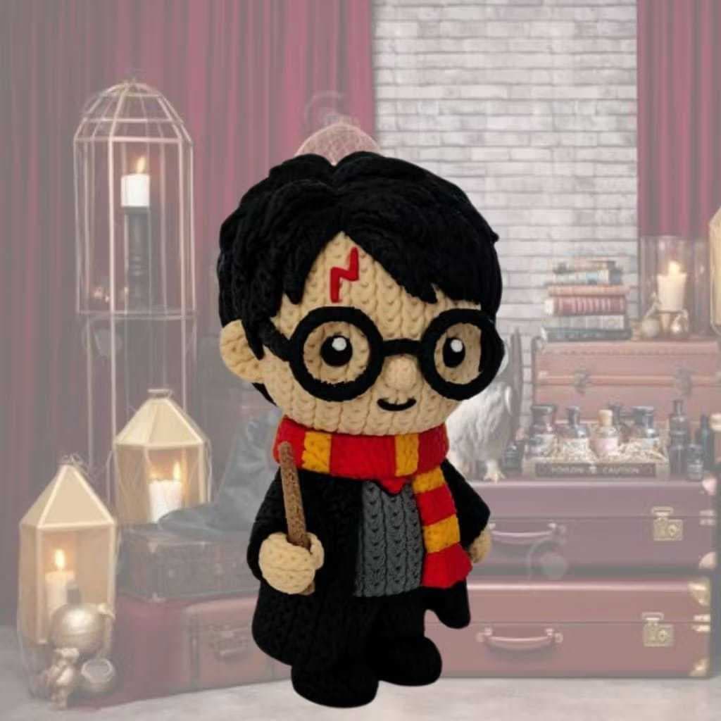 arry Potter Boneco 3D Colecionável Harry Decoração Geek Miniatura Impressão 3D