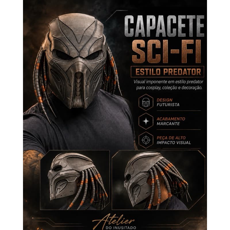 CAPACETE PREDATOR 🔥